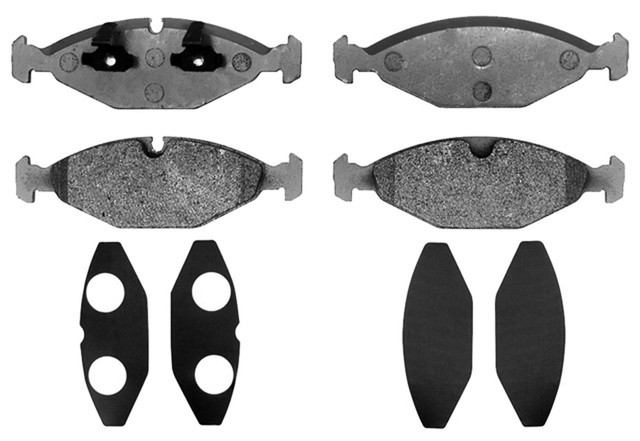 ACDelco 17D1278MH Professional Durastop – Set Pastiglie Freno Anteriori Semi-Metalliche