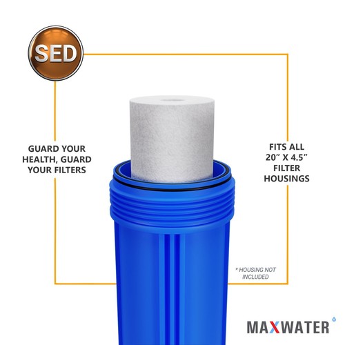 Fits Pentek DGD-5005-20 5 Micron Whole House 20 Inch Sediment Water Filter 6Pack - Picture 7 of 8