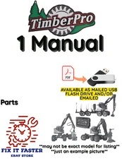 TIMBER PRO TN785D-LL FORWARDER HARVESTER PARTS MANUAL PDF ON USB