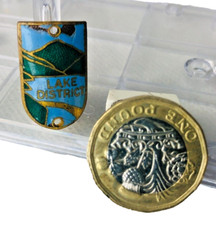 Lake District Metal Mini Shield Unknown ra