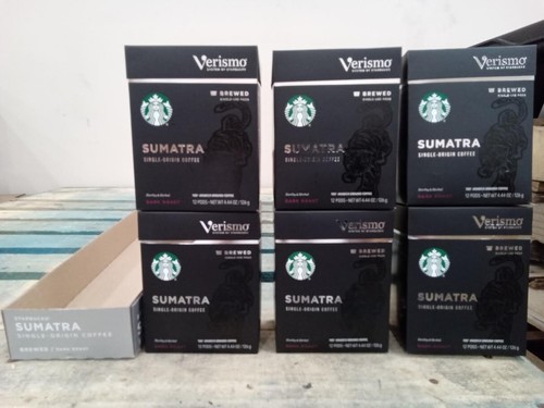 Starbucks Verismo Sumatra Roast Capsules 72 count Dark Roast **BBD 2020**
