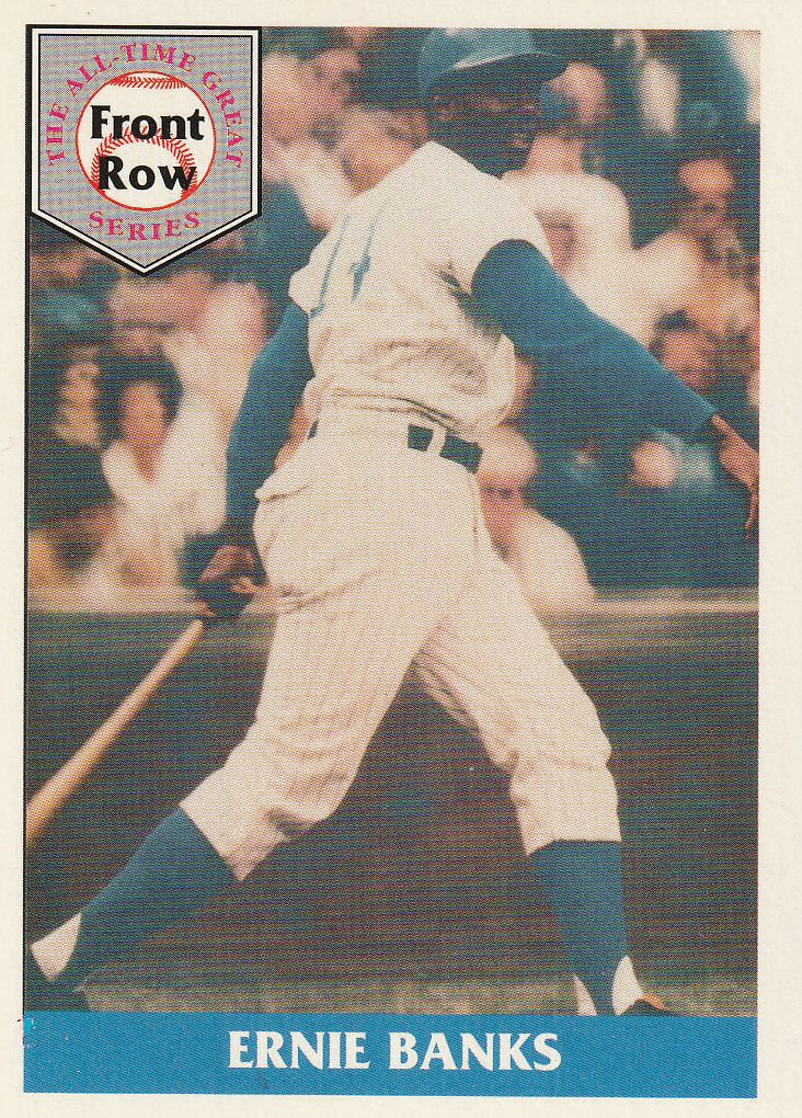 1992  Ernie Banks Front Row #2 All-Time Greats Promo Chicago Cubs