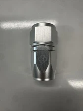 W28RAW -12AN Straight Fuel Oil Hose End reusable / 12 AN Fitting RAW ALUMINUM