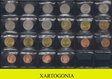 GREECE COINS 1954-2000, 1 DRACHMA, VF (FULL SET, 22 ITEMS)
