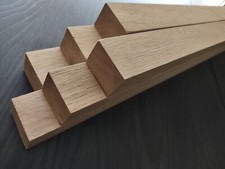 White Oak Wood Blank Carving Lumber Wood Block 1- 1/2" x 1- 3/16" x 24" 6 Pcs 