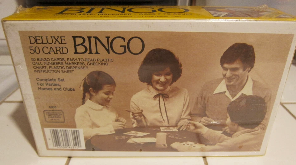 NIB 1981 Bingo Game 50 Card Whitman No. 4805 New in Sealed Box - Image 3 of 4