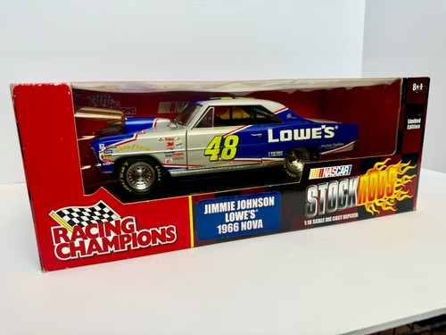 1955 Chevy Gasser Lowe’s JIMMY JOHNSON #48 Racing Champions 1/18 - Picture 4 of 6