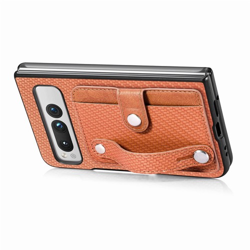 Funda Plegable para Google Pixel Portatarjetas de Crédito Cuero Correa de Muñeca Protectora - Imagen 40 de 52