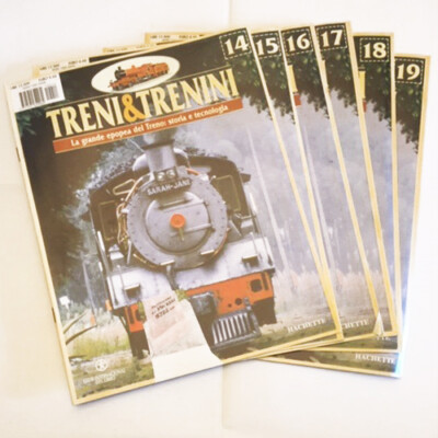 Buch Treni&trenini Die Groß Epos Der Zug Geschichte Technik HACHETTE 14-19