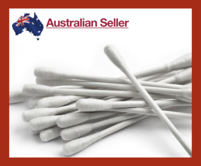 Cotton Tips Set Q-Tips Pack Bulk Buds Swabs Sticks Makeup White Double End Round