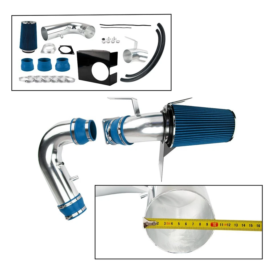 PARA FORD F150/4.6/5.4 V8 1997 1998-2003 ESCUDO TÉRMICO SISTEMA DE ADMISIÓN DE AIRE FRÍO Foto 3 de 4