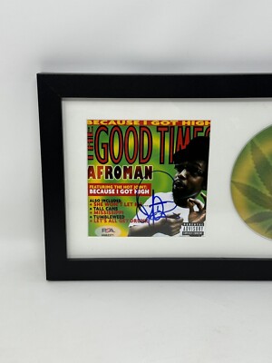 AFROMAN SIGNED AUTOGRAPH FRAMED THE GOOD TIMES CD PSA/DNA COA