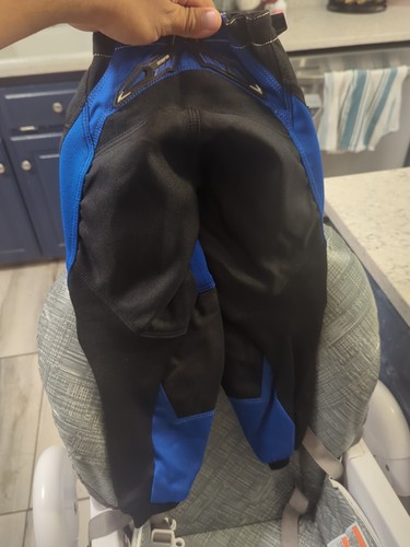 Answer Tucker Rocky Motocross Pants Trousers Black/ Blue 18” MX Enduro Off Road - Picture 4 of 10