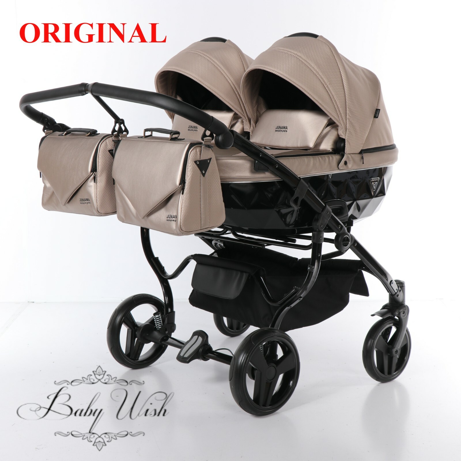twin pram with carrycot