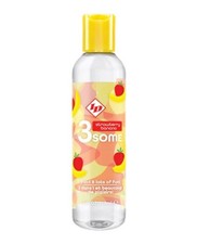 ID Lubricants 3Some 3-In-1 Warming Flavored Water Based Massage Lube - 4 oz
