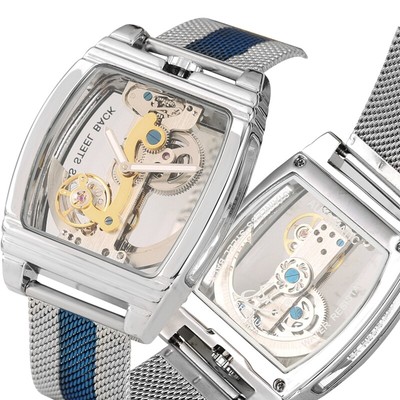 skeleton transparent watch
