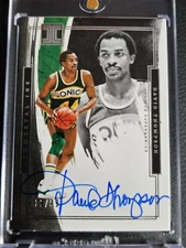 2021-22 Panini Impeccable David Thompson Immortal Ink Autograph Auto 36/99