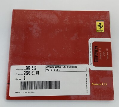 FERRARI System CD USA Version 3.0 Becker 6111 Traffic Pro V 3.0