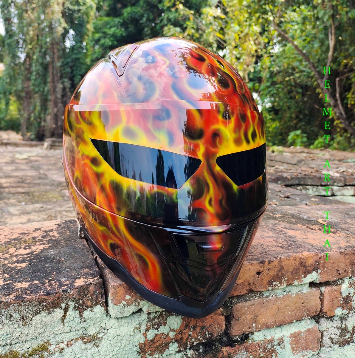 Custom Airbrushed Motorcycle Helmet | eBay Custom Airbrushed Motorcycle Helmet | eBay