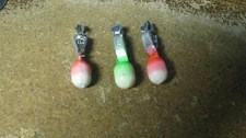 depth weights, ice fishing, clip on, new, 3 ct, free shipping