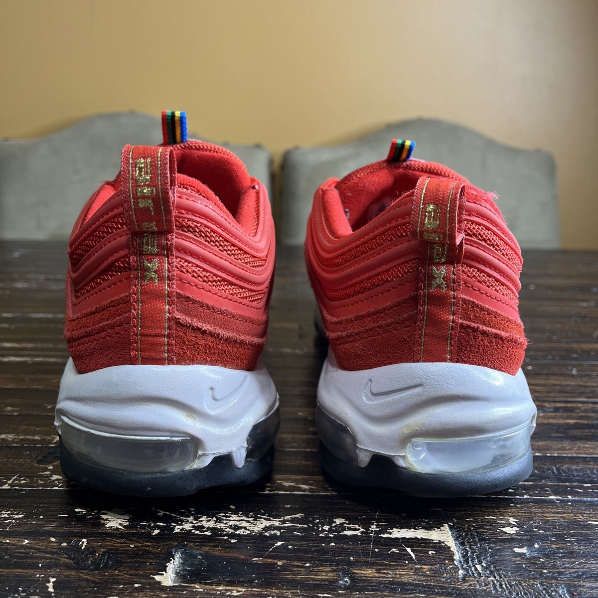 Size 10.5 - Nike Air Max 97 QS Olympic Rings - Red - CI3708