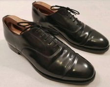 Church Balmoral Black Leather Formal Shoes Church Size 85F UK Size 8.5 RRP £475