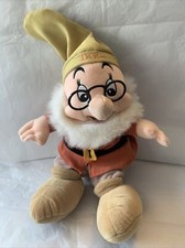 The Disney Store 12'' Doc Stuffed Plush Snow White and The Seven Dwarfs