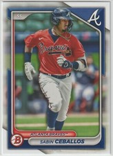 2024 Bowman - SABIN CEBALLOS -  #BP-130 - Atlanta Braves