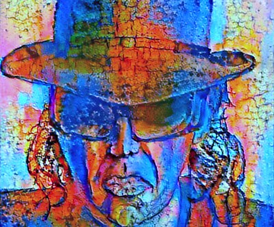 Motiv Udo Lindenberg Colourful XXL 120x80 cm Arcylglas XT 3 mm/PopArt/Bild
