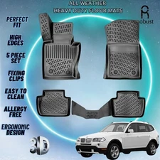 Custom Floor Mats Fits BMW X3 2003-2010 TPE Rubber All Weather Protect Liners 4p
