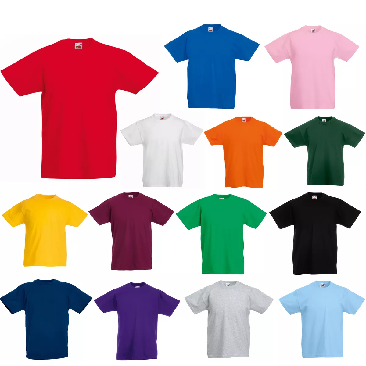 Cheap plain colored t shirts sale