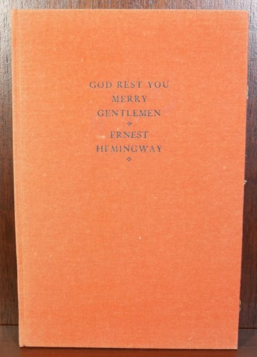 Ernest Hemingway / God Rest You Merry Gentlemen Limited 1st Edition 1933 - 第 1/5 張圖片
