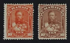 CKStamps: US Stamps Collection Hawaii Scott#44 45 Mint H OG