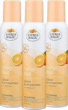 Citrus Magic Odor Eliminator Air Freshener Spray for Home, Orange Blast, 3-Ounce