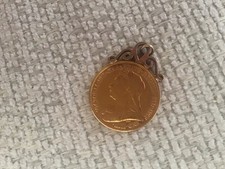 Queen Victoria, 1899 Half Sovereign Coin With Clasp