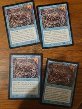 4x Chromeshell Crab Legions MTG Magic The Gathering Card Vintage Blue Rare Set