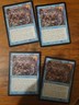 4x Chromeshell Crab Legions MTG Magic The Gathering Card Vintage Blue Rare Set
