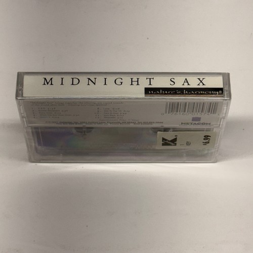 Midnight Sax Nature's Harmony Cassette 1997 Metacom NYC Twin Tower Cover - Picture 3 of 3
