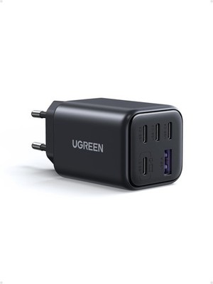 UGREEN USB C Ladegerät 45W GaN Netzteil 5-Port PPS Schnellladegerät Schwarz