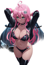 Lala Satalin Deviluke Vinyl Car Decal Sticker 7  Weatherproof