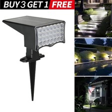 Solar Spotlight Waterproof Adjustable Light Garden Patio Motion Sensor Outdoor