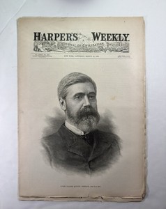 Harper’s Weekly March 31, 1888-Ger.Emp. Will Death-Blackfeet Chase-Lewes Harbor