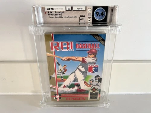 R.B.I. Baseball (Nintendo NES) WATA 9.4 A++ New Sealed Graded PSA CGC VGA