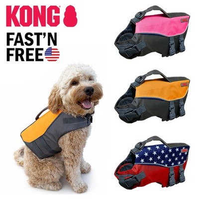 Kong Dog Life Jacket Preserver Flotation Vest Adjustable Heavy Duty Safety Float
