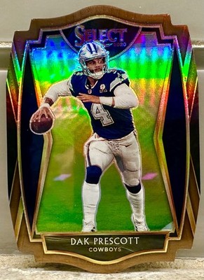 JERSEY # MATCH! 2020 Panini Select Dak Prescott #108 Copper 4/355! COWBOYS!