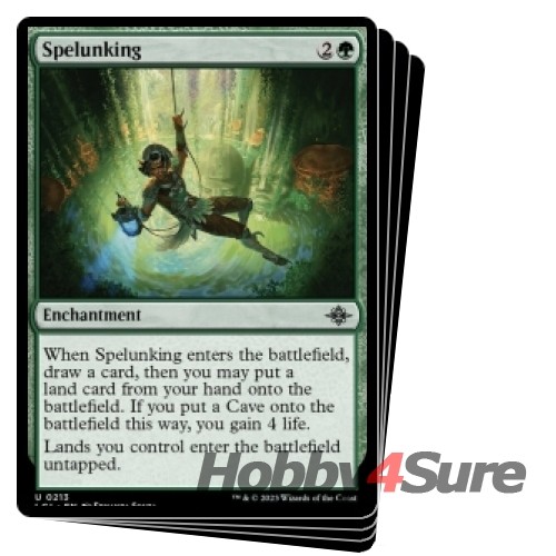 Spelunking X4 M/NM Magic: The Gathering MTG The Lost Caverns