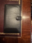 Travelers Pocket Card Passport Business Wallet BROOKSTONE Original Black Leather — photo 4