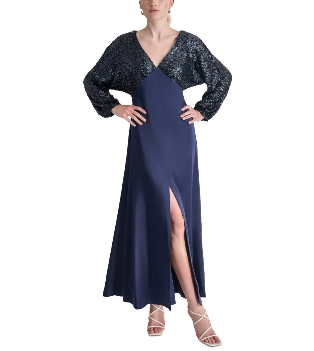 dkny formal dresses Long for Women for sale PASTEL