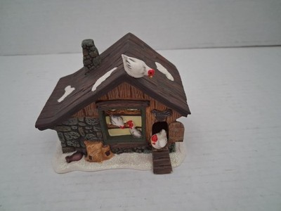 O'Well Chicken Coop Henhouse For Christmas Village