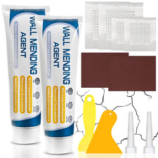 Wall Filler Repair Kit,Wall Mending Agent with Wall Repair Paste,Scraper,Sandpap